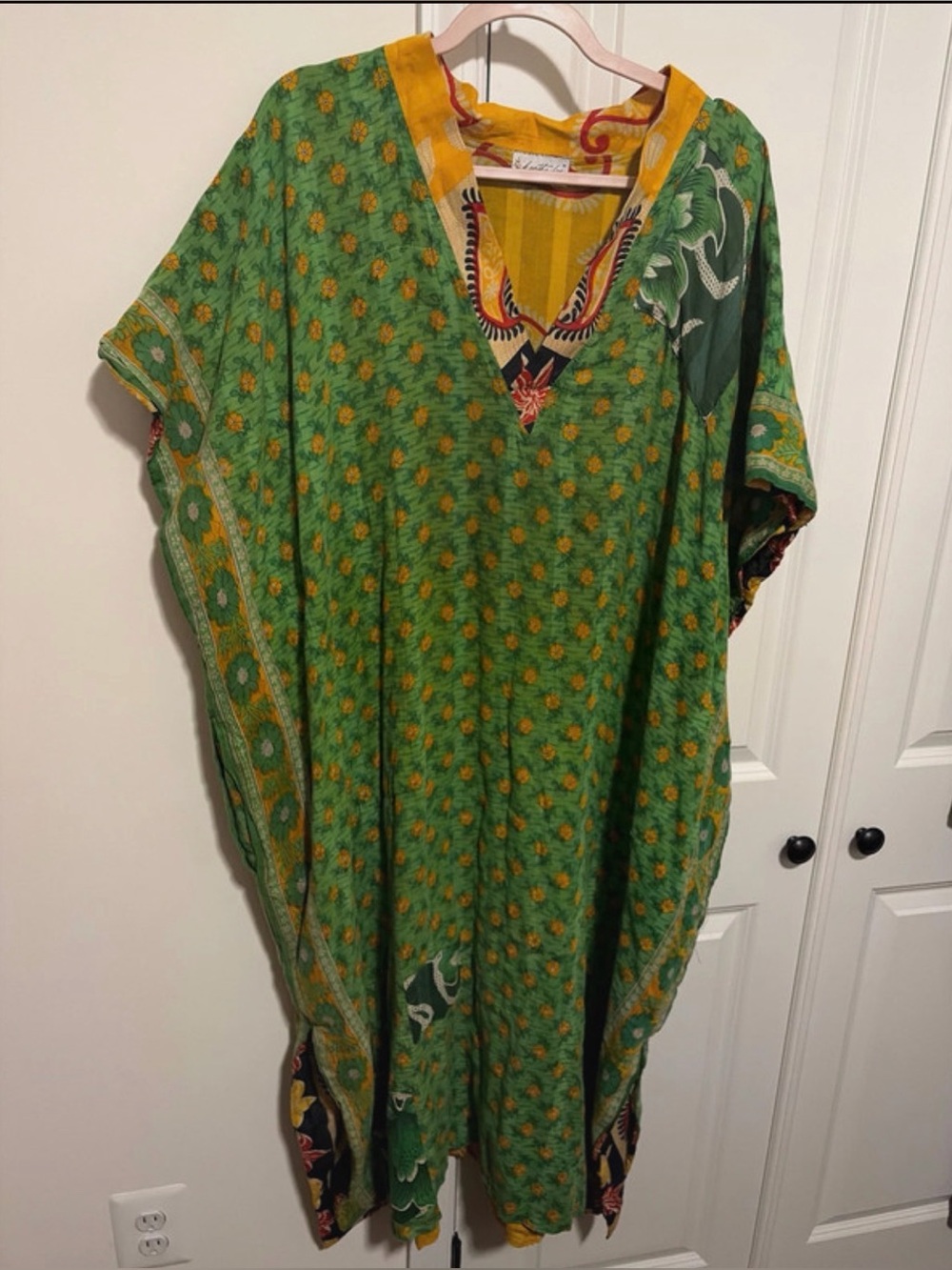Boho Kantha Bae OS Cotton Sari Reversible Muu